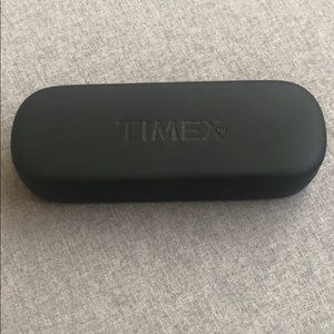 TIMEX black glass case